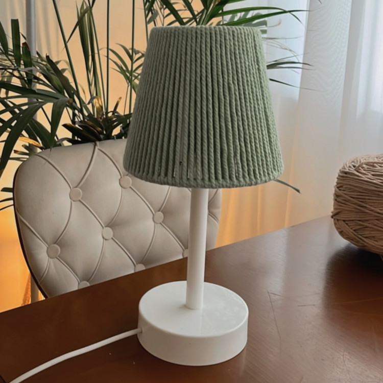 پایه ساده آباژور مکرومه(بدون شید)